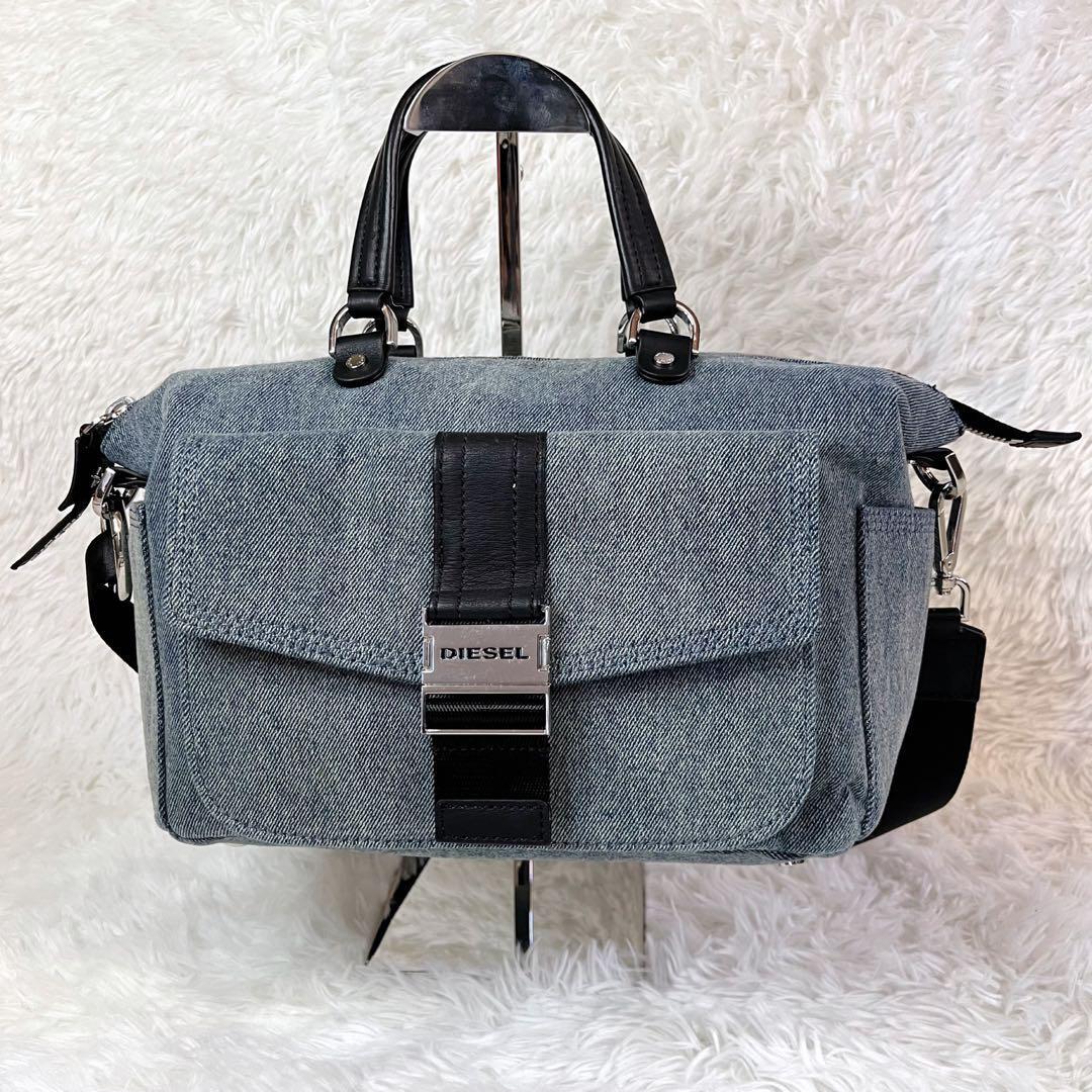 DIESEL ディーゼル 2WAY ショルダーバッグ かわいい ブルー DIESEL ディーゼル 2WAY ショルダーバッグ かわいい ブルー