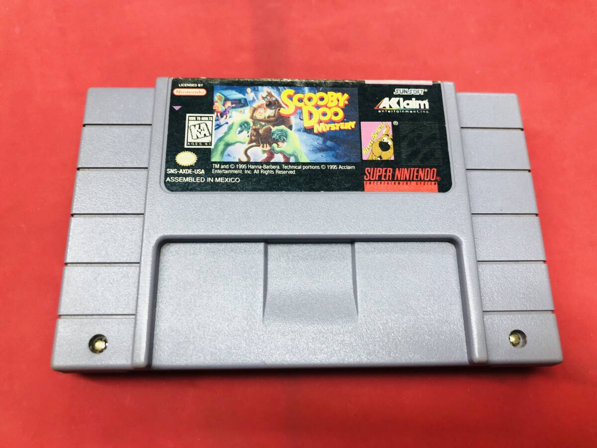 SCOOBY-DO MYSTERY スクービードゥー ミステリー 海外版 スーパーニンテンドー Super Nintendo 同梱可！！即決！！ 良品