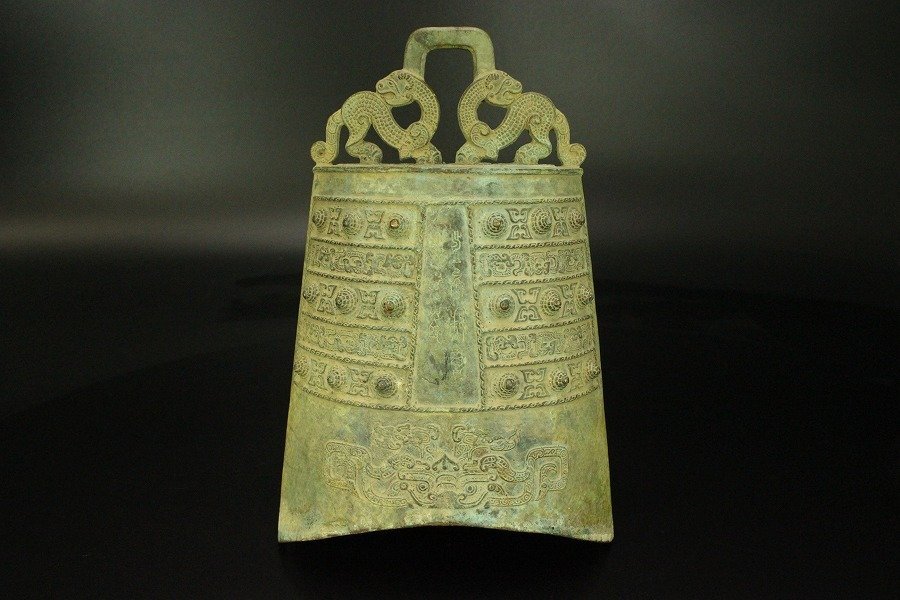 1+DS6665「東洋美術」人間国宝 中国骨董 銅製品【彩色・金箔を施
