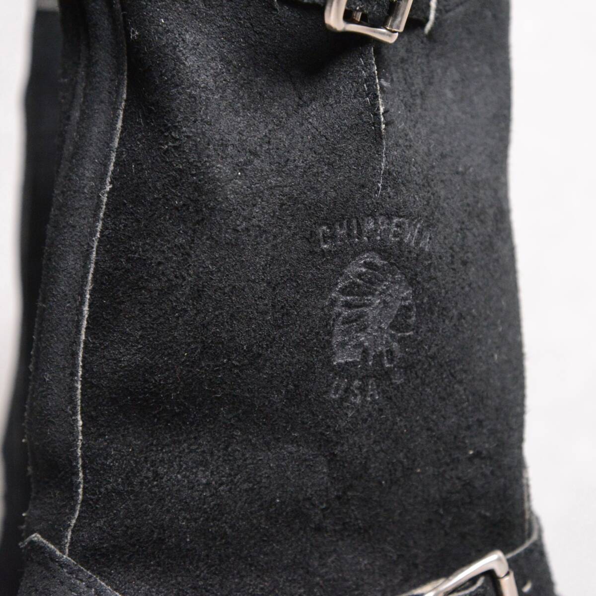 美品】【US8E】黒タグ チペワ CHIPPEWA 91069 スエード 美品】【US8E】黒タグ チペワ CHIPPEWA 91069 スエード