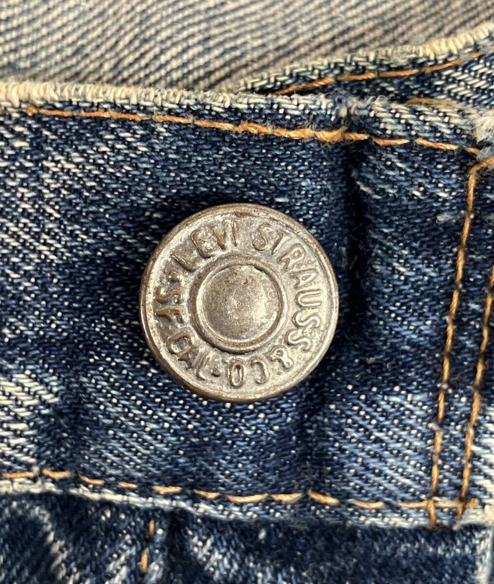 LEVI*S Levi's 66 предыдущий период кнопка обратная сторона 6 внедорожник ремонт маленький e джинсы голубой качество бирка нет размер неизвестен трещина есть 