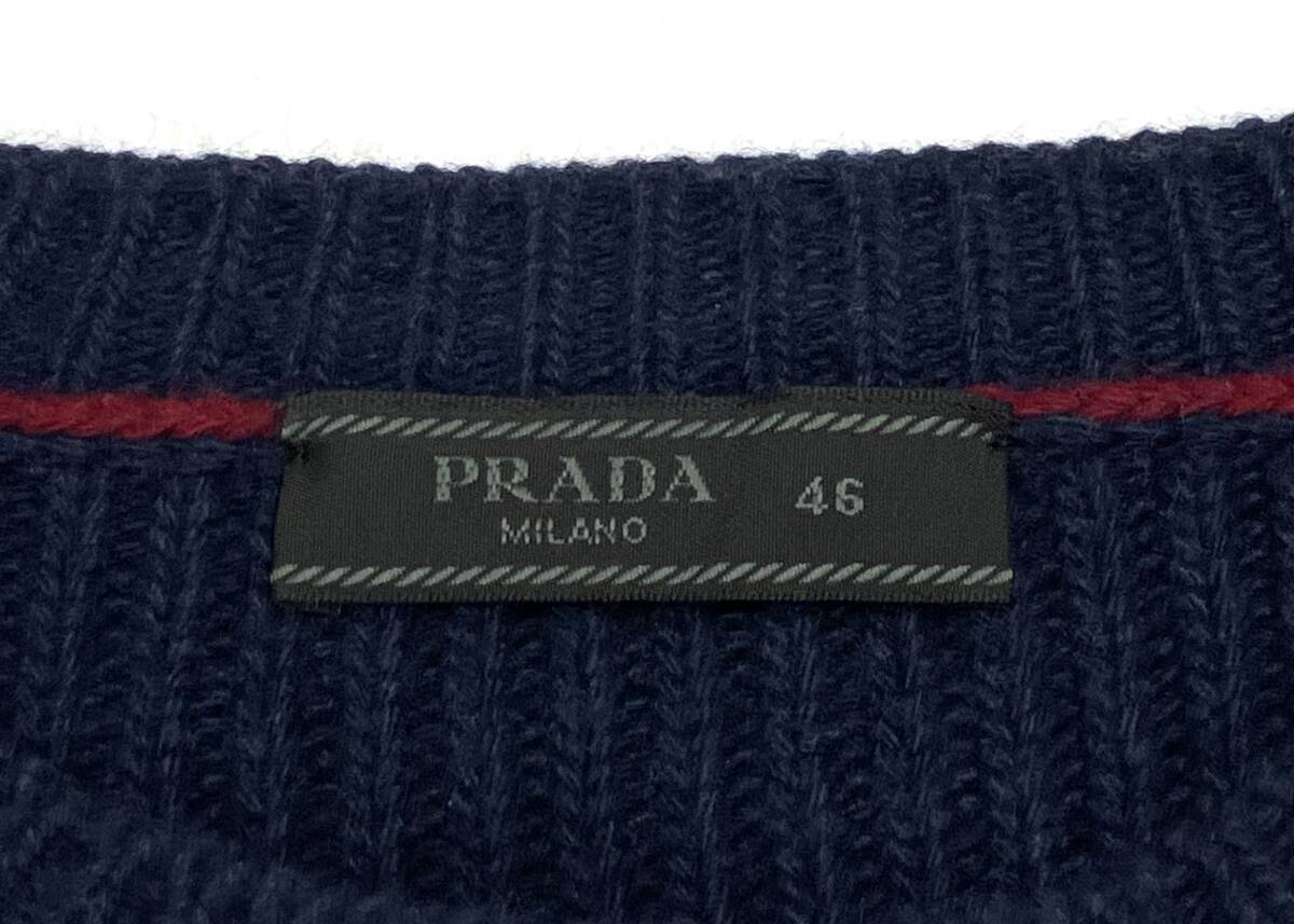 PRAD Prada длинный рукав вязаный свитер UMA671 размер 46