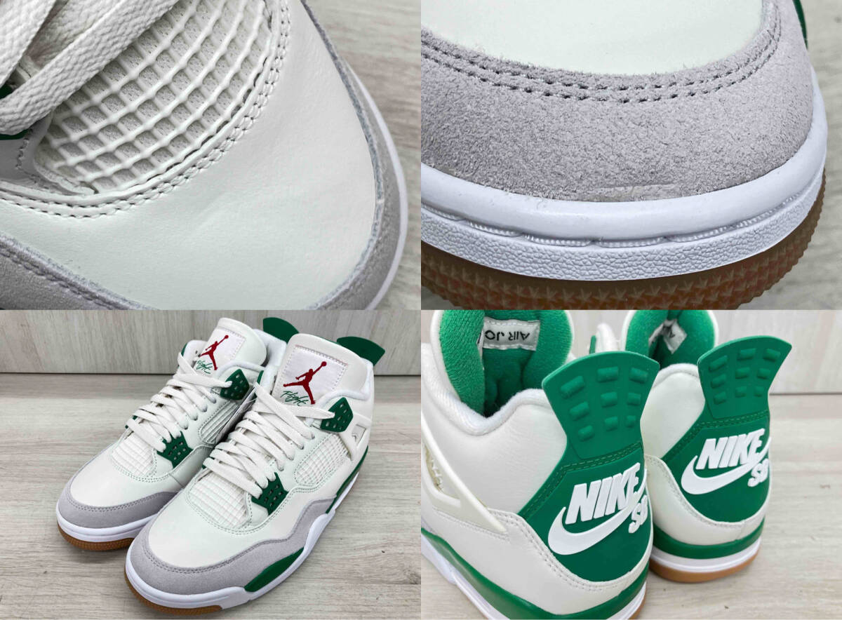 NIKE NIKE ナイキ エア ジョーダン 4 レトロ SP DR5415-103 スニーカー ホワイト×グリーン 27cm_画像7