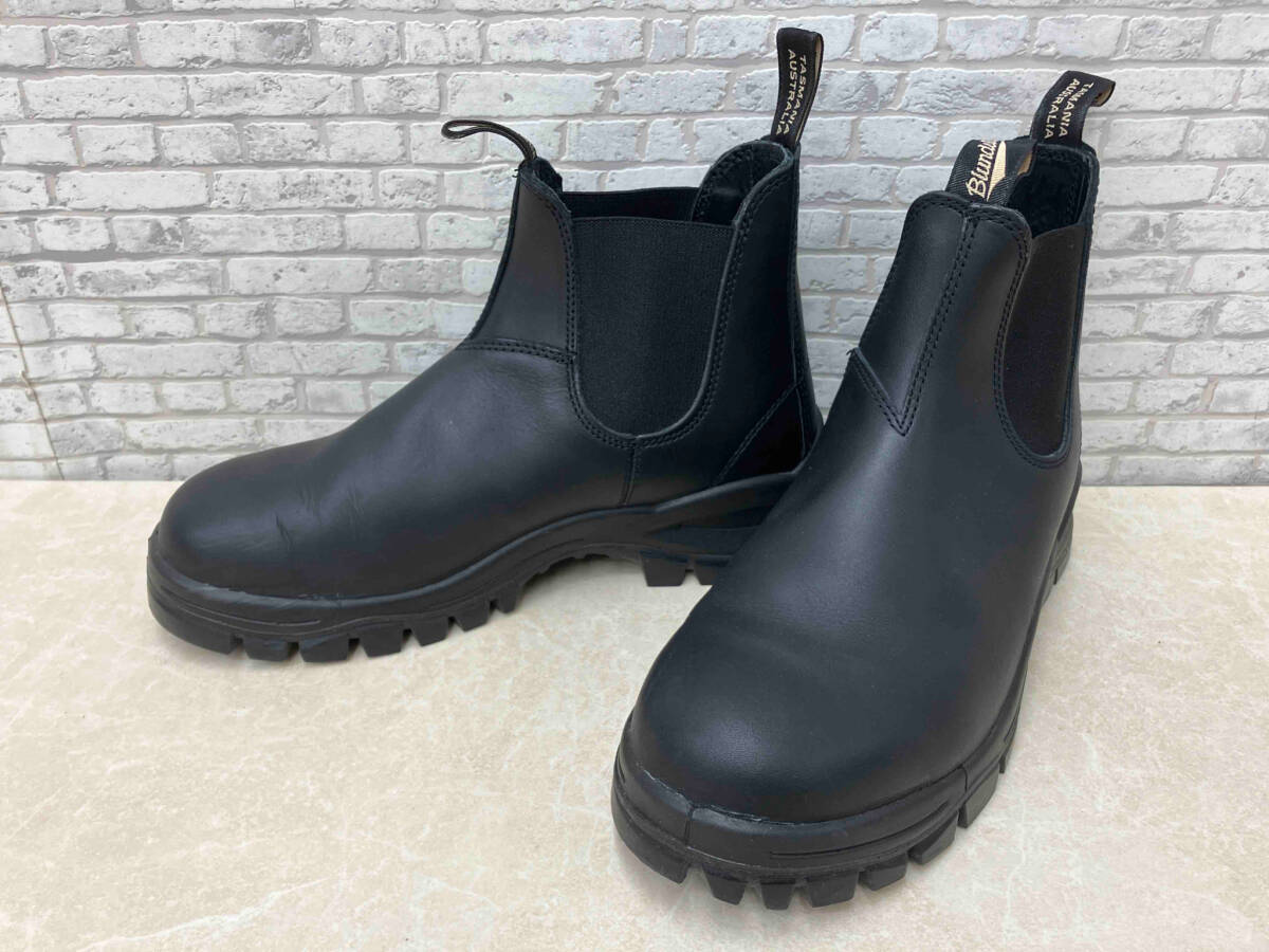Blundstone ブランドストーン LUG BOOT SIDE GOA ラグブーツ サイドゴアショートブーツ UK9 ブラック