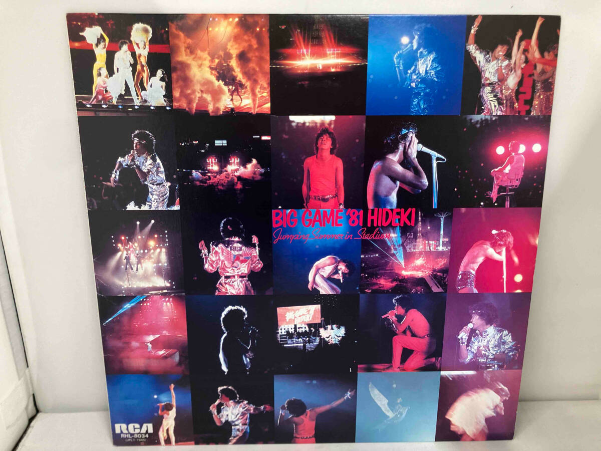 現状品 西城秀樹 【LP盤】ビッグ・ゲーム'81 RHL-8034 レコード