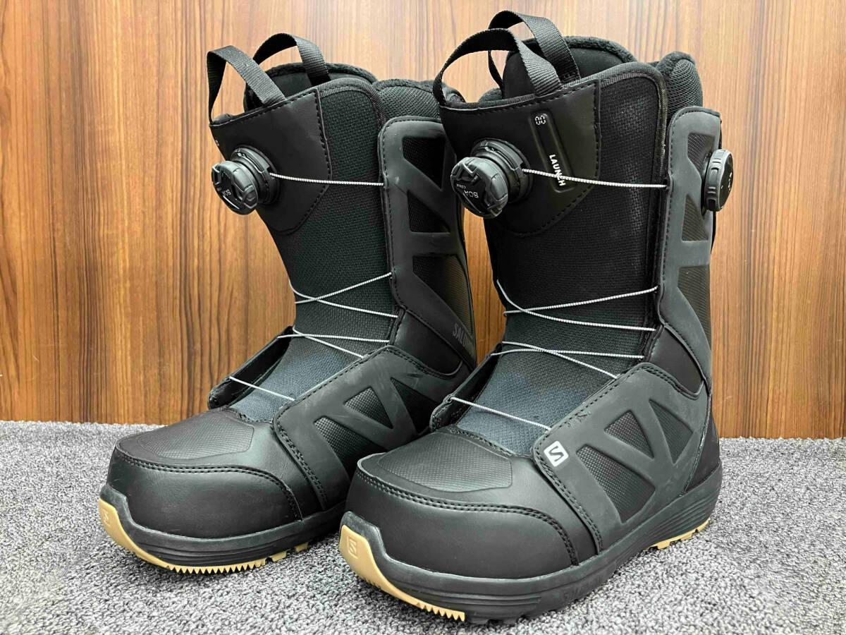 素晴らしい スノーボードブーツ SALOMON サロモン LAUNCH BOA SJ 27.5cm 2022年モデル ダブルボア 27.5cm