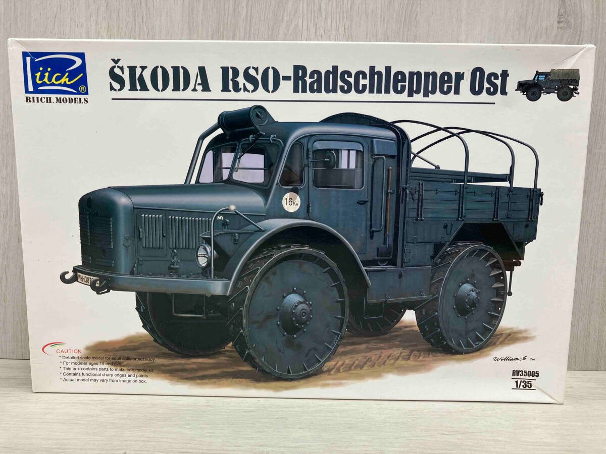 その他 RIICH MODELS 1/35 SKODA RSO MILITARY TRACTOR-Radschlepper Ost