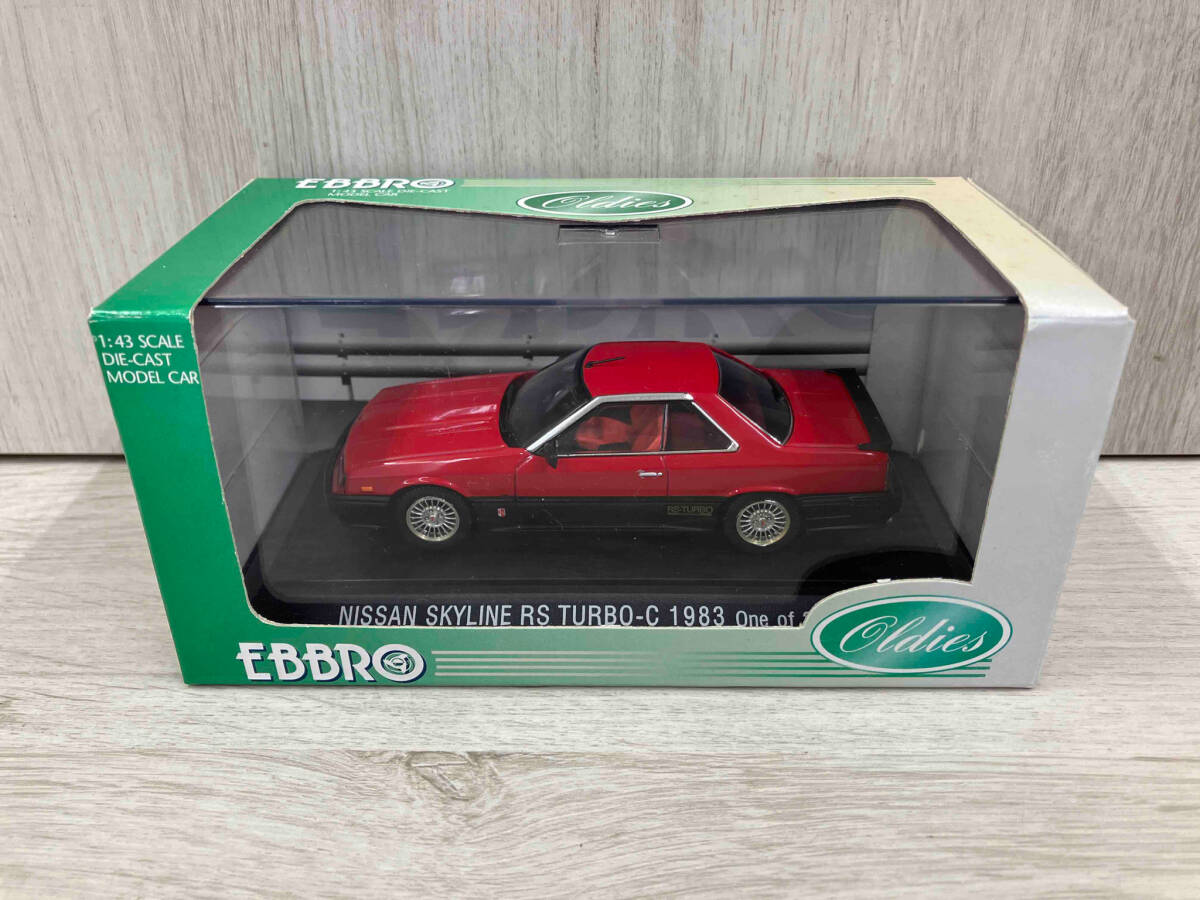 EBBRO 1/43 ニッサン スカイライン RSターボC KDR30 (レッド/ブラック) エブロ