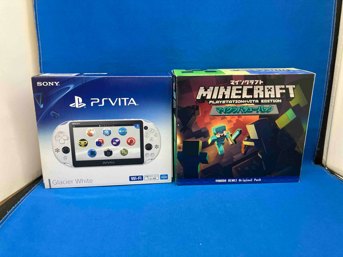 ジャンク PSVITAハード　PlayStation Vita本体 Wi-Fiモデル ホワイト[PCH-2000]