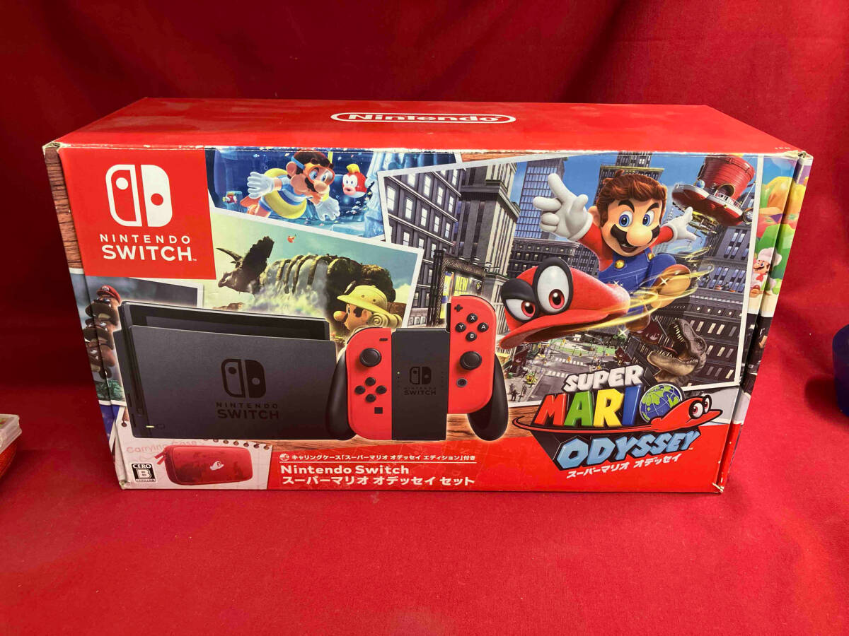 ジャンク 【現状品　初期化済】【本体同梱版】Nintendo Switch スーパーマリオ オデッセイセット(HACSKADEE)