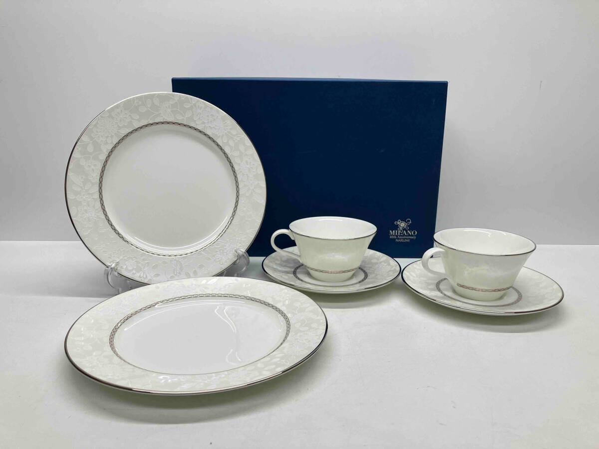 NARUMI ナルミ MILANO 40th Anniversary ペアティータイムセット ミラノ ビアンカ 51461-21963 箱あり