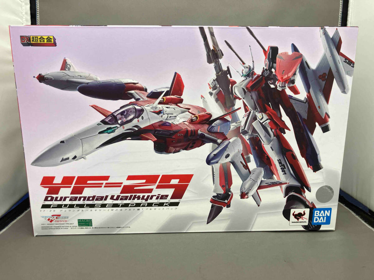 最低価格の 6800円 【開封済み・箱傷み・塗装剥がれあり】DX超合金 YF-29 マクロスF