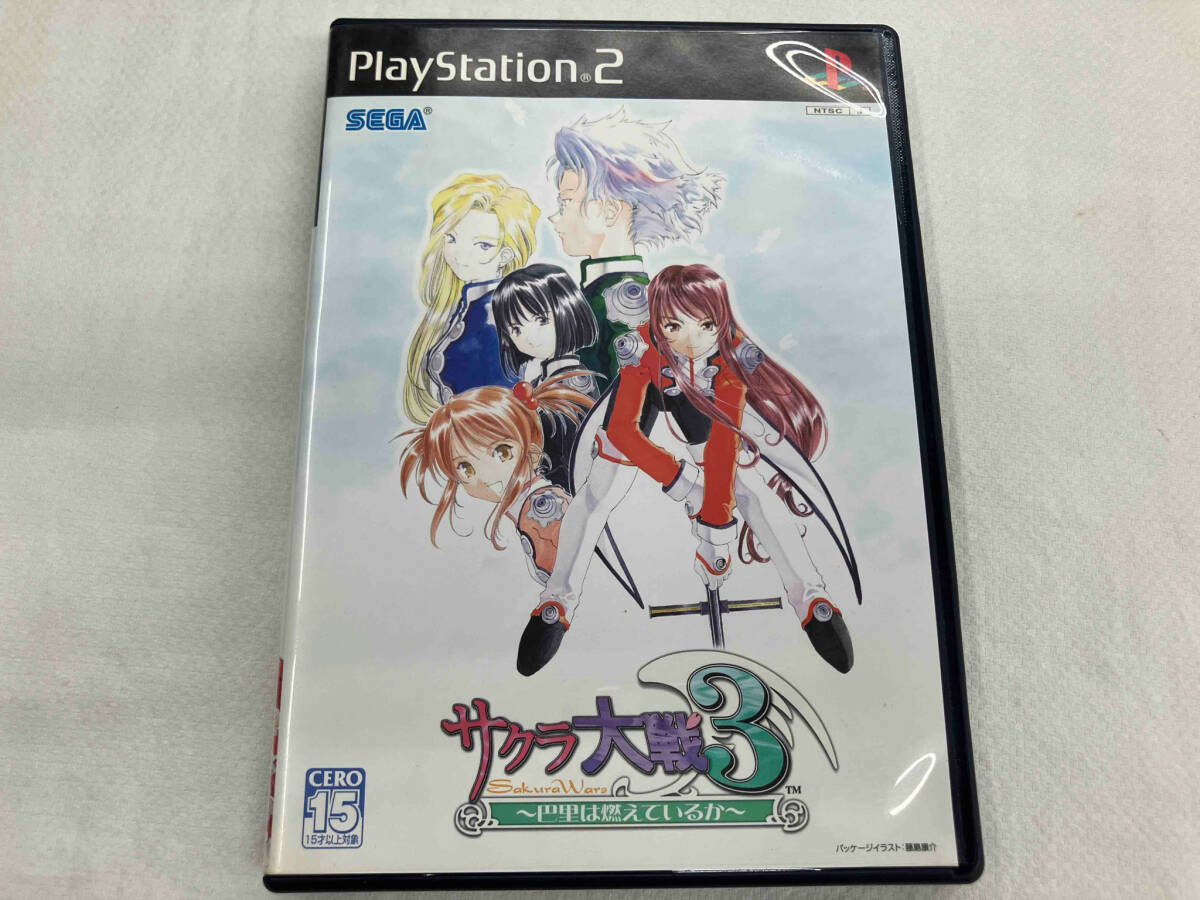 【外箱欠品】PS2 サクラ大戦3 巴里は燃えているか 初回プレス版