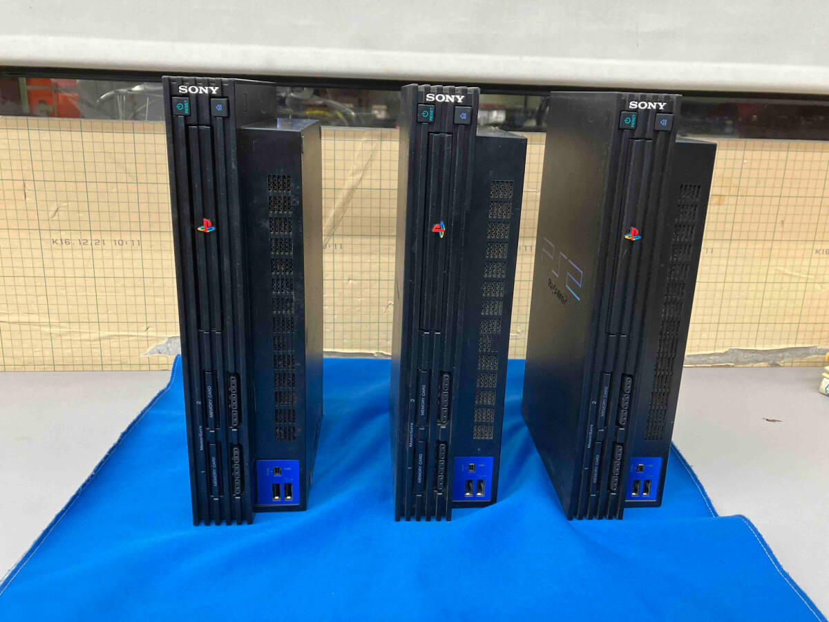 ジャンク ジャンク　SONY PS2 本体　3台まとめ売り　パーツ取りに　SCPH-30000