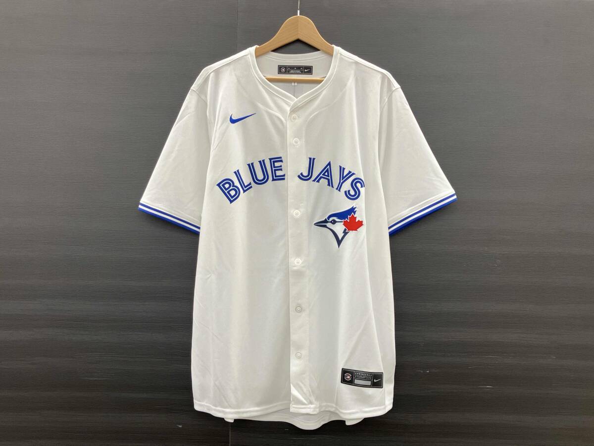 タグ付き NIKE ナイキ トロント・ブルージェイズ 菊池雄星 【16】 レプリカユニフォームシャツ T7LM-TOHO-TO9-00Y XL ホワイト