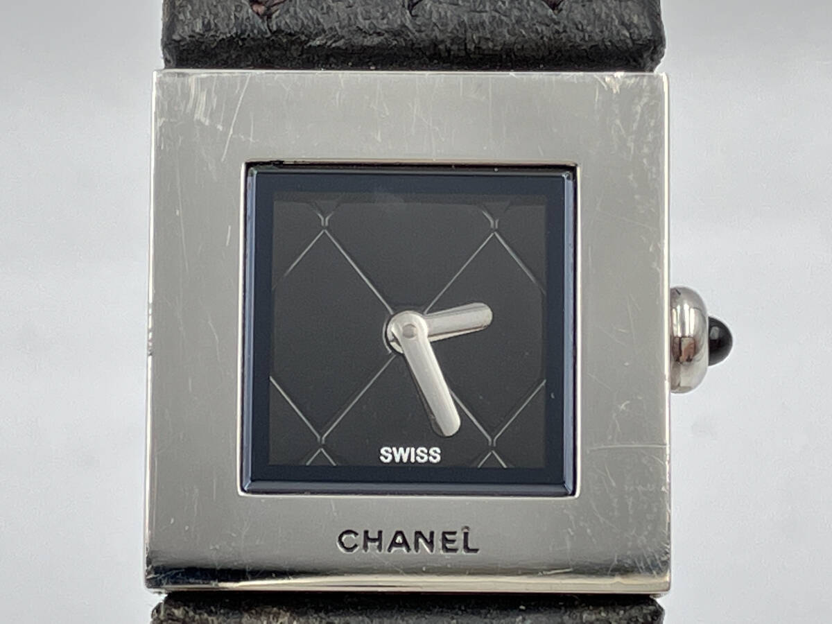 【BBAO5016】腕時計 CHANEL シャネル マトラッセ クォーツ Q.S.19074 不動品 CHANEL シャネル マトラッセ クォーツ ウォッチ 腕時計 店舗受取可