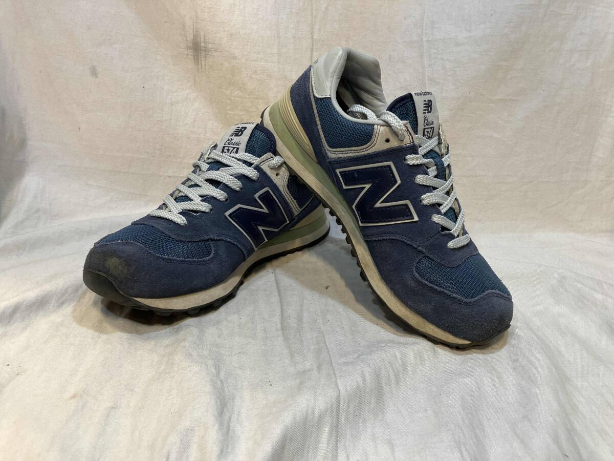 new balance ニューバランス ML574 スニーカー ネイビー 26㎝ 店舗受取可