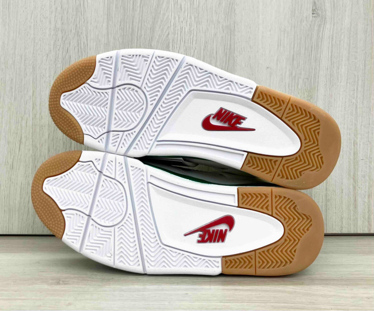 NIKE NIKE ナイキ エア ジョーダン 4 レトロ SP DR5415-103 スニーカー ホワイト×グリーン 27cm_画像4