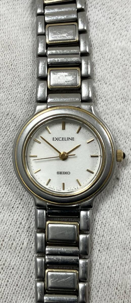 ジャンク SEIKO セイコー／ EXCELINE／ 4N21-0320／ 130＊＊＊ 時計