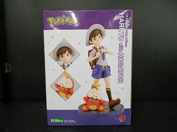 【在庫一掃】 5440円 【未開封・未使用】ARTFX J ハルト with ホゲータ 1/8 ポケットモンスター