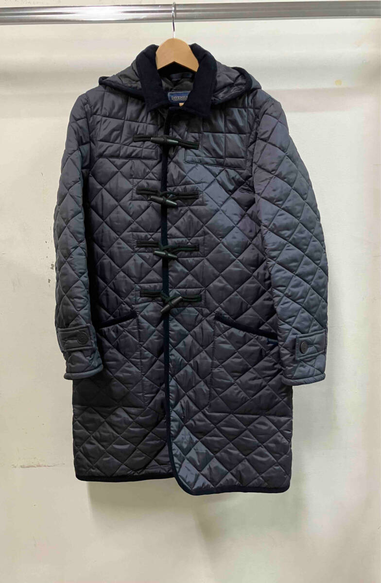LAVENHAM ラベンハム SHIPS シップス 45周年特別企画 ダッフルコート キルティング その他コート フードボタン破損有 サイズS ネイビー