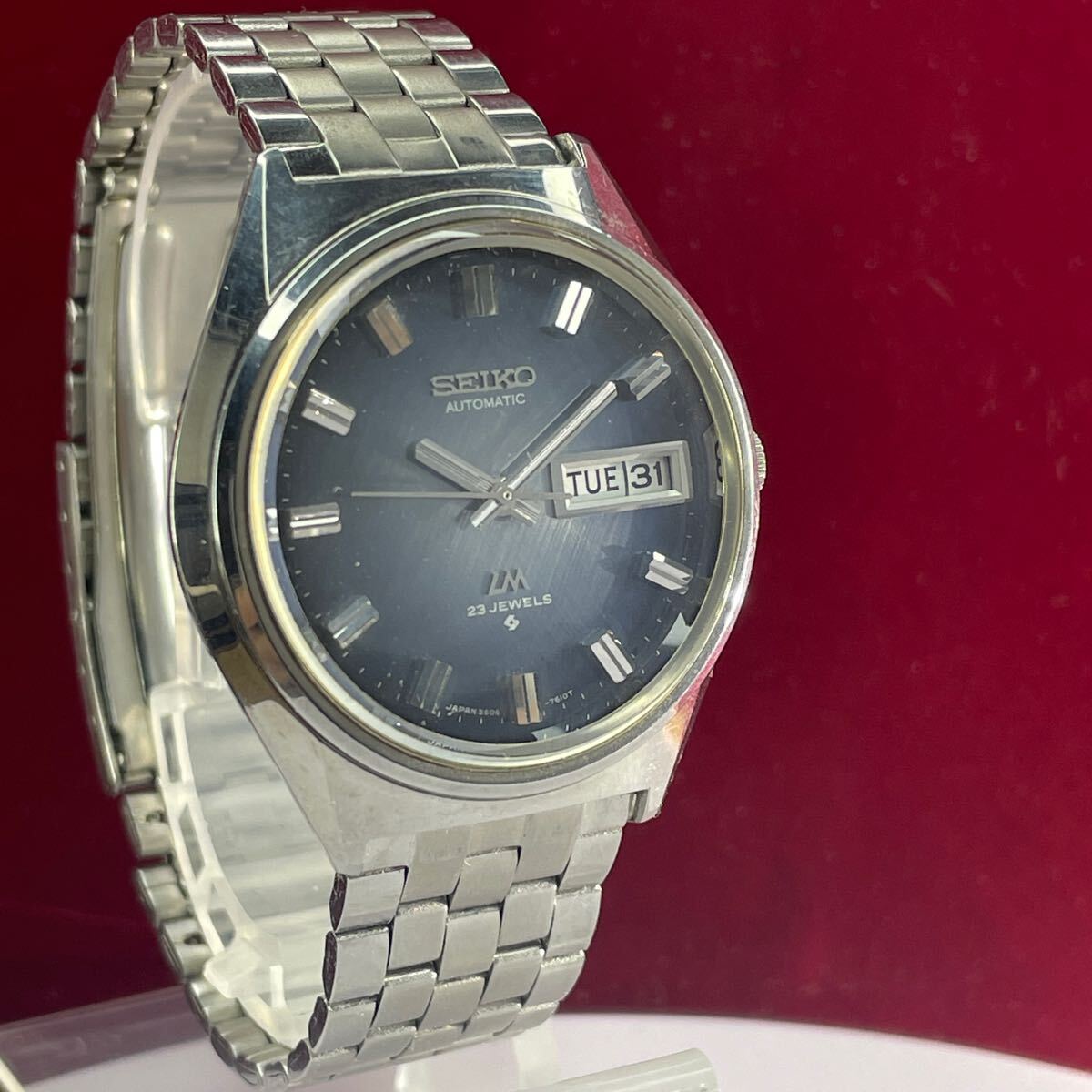 希少 純正SSブレス 70s SEIKO ロードマチック 自動巻 日本製 希少 純正SSブレス 70s SEIKO ロードマチック 自動巻 日本製