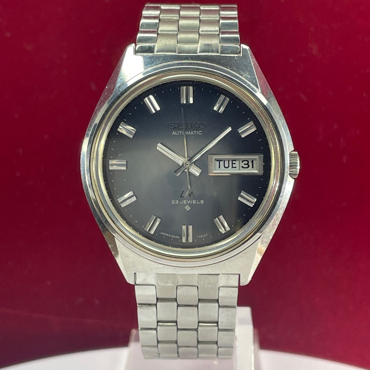 希少 純正SSブレス 70s SEIKO ロードマチック 自動巻 日本製 希少 純正SSブレス 70s SEIKO ロードマチック 自動巻 日本製