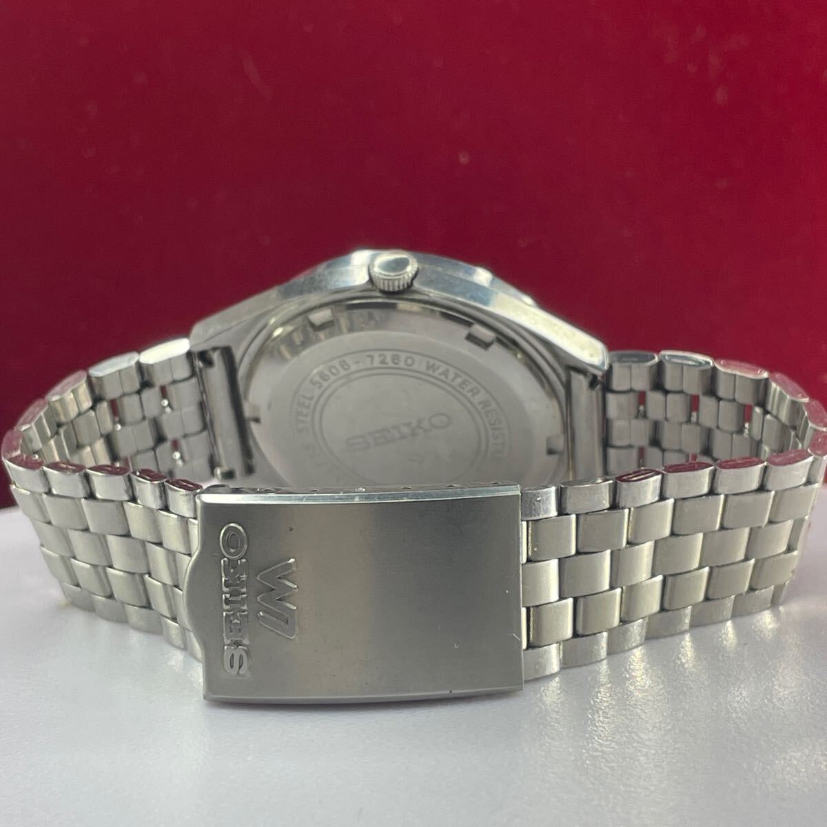 希少 純正SSブレス 70s SEIKO ロードマチック 自動巻 日本製 希少 純正SSブレス 70s SEIKO ロードマチック 自動巻 日本製