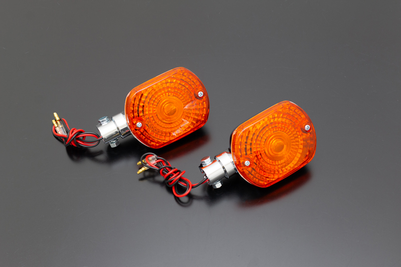 【PMC.Inc】 Z1000MK2/Z750FXタイプ ウインカーASSY フロント オレンジ(2個セット) (品番 196-1211 )_画像1