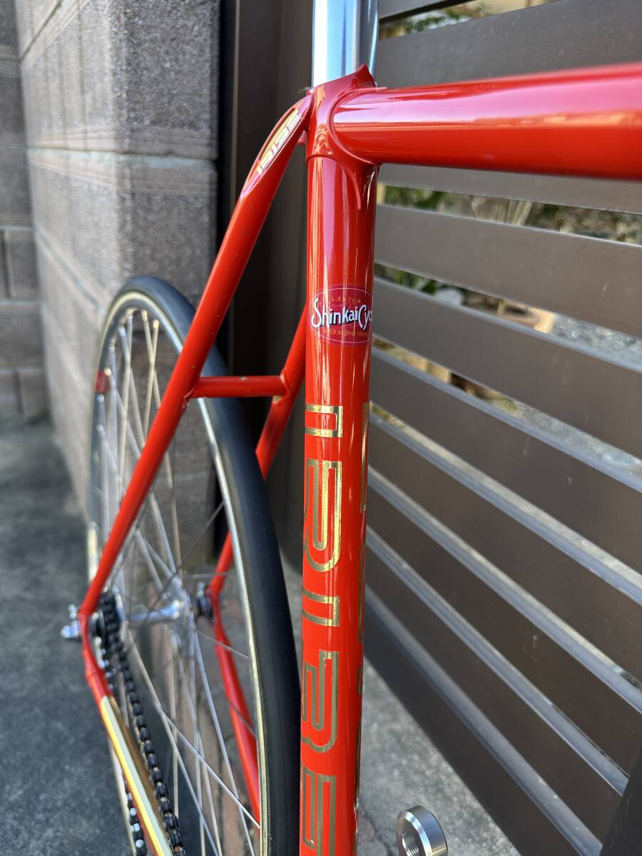 イリべ競輪ピストフレーム NJS 希少品】IRIBE イリベ NJS 競輪フレーム - メルカリ