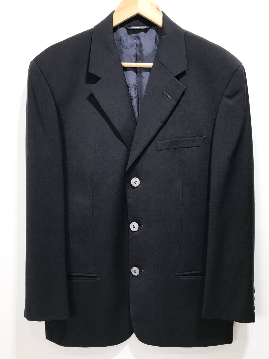 ITALY製 90s Gianni Versace VERSUS 3B テーラードジャケット 本人期 古着 ヴィンテージ 希少 ヴェルサス ジャンニヴェルサーチ■0115B