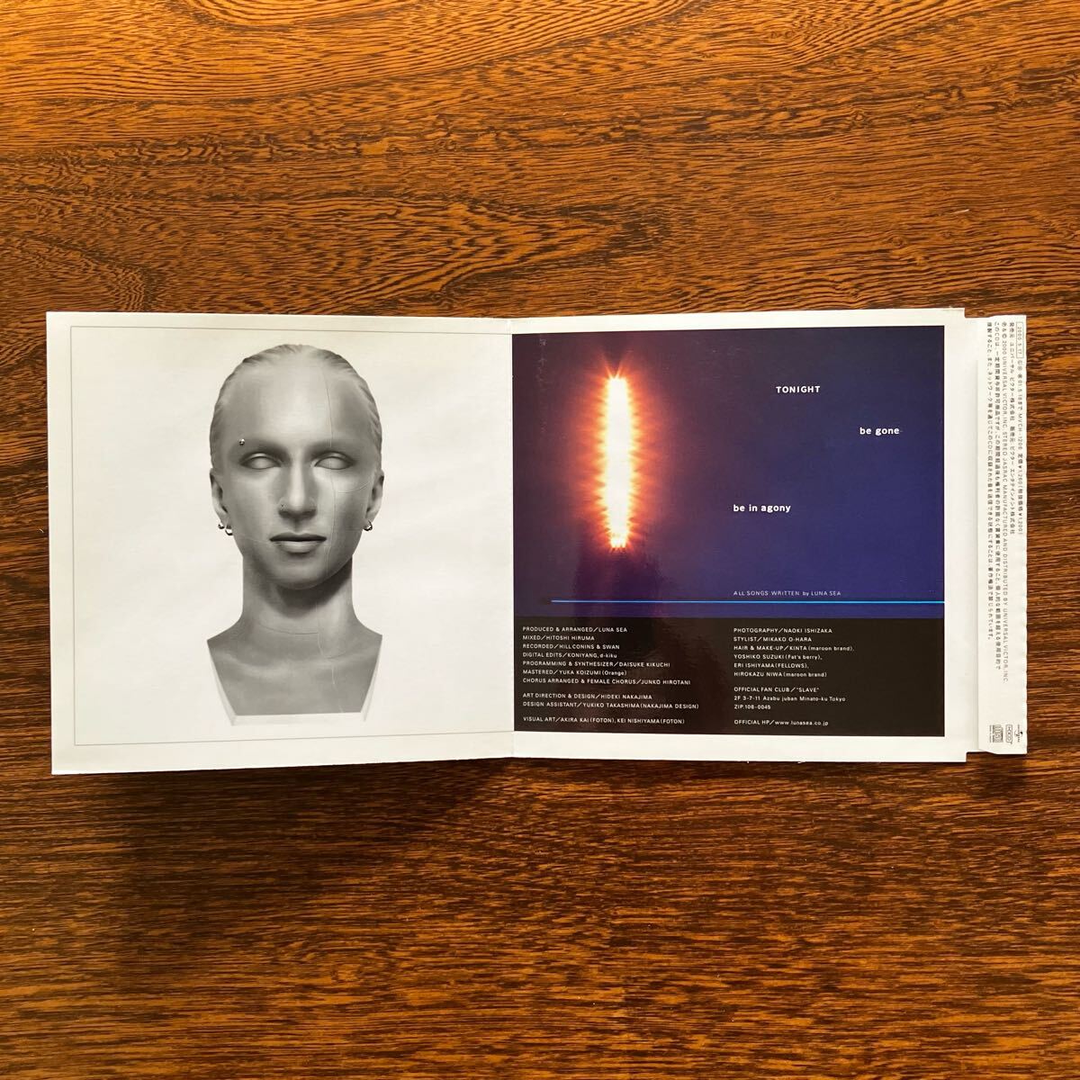 25-1【CD】LUNA SEA ルナシー TONIGHT シングル 中古品_画像4