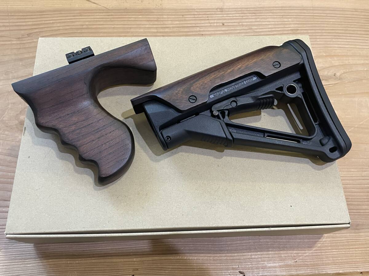 Sasugo×aohate custom G&G SSG-1用 トンプソン風カスタムグリップ&ストック