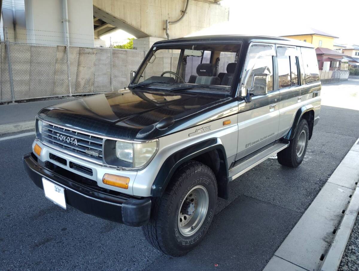 トヨタ 78 プラド SXワイド 2桁ナンバー 純正 ツートンカラー トヨタ 78 プラド SXワイド 2桁ナンバー 純正 ツートンカラー