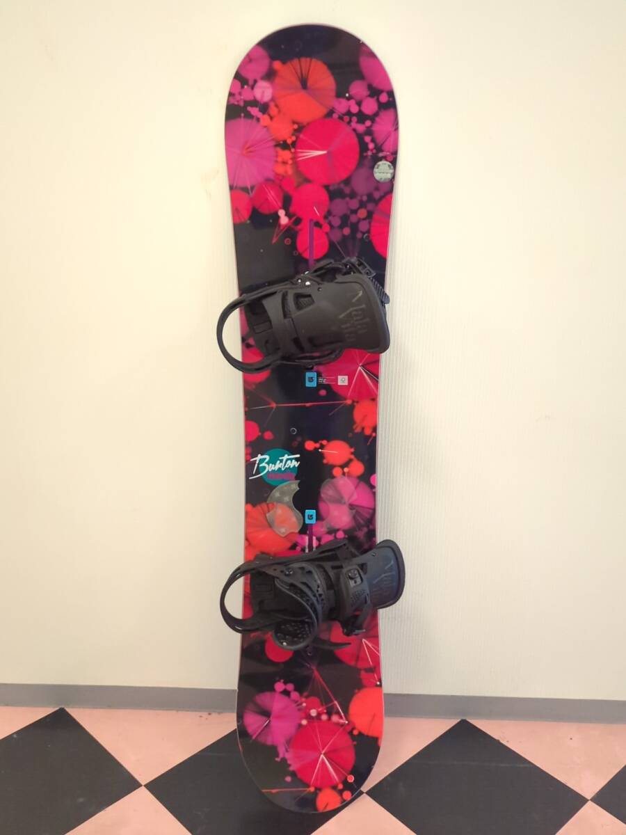 ＜107Y170＞BURTON【バートン】 GENIE　142cm/23cm　ボード/ビンディング/ブーツ　３点セット　中古品