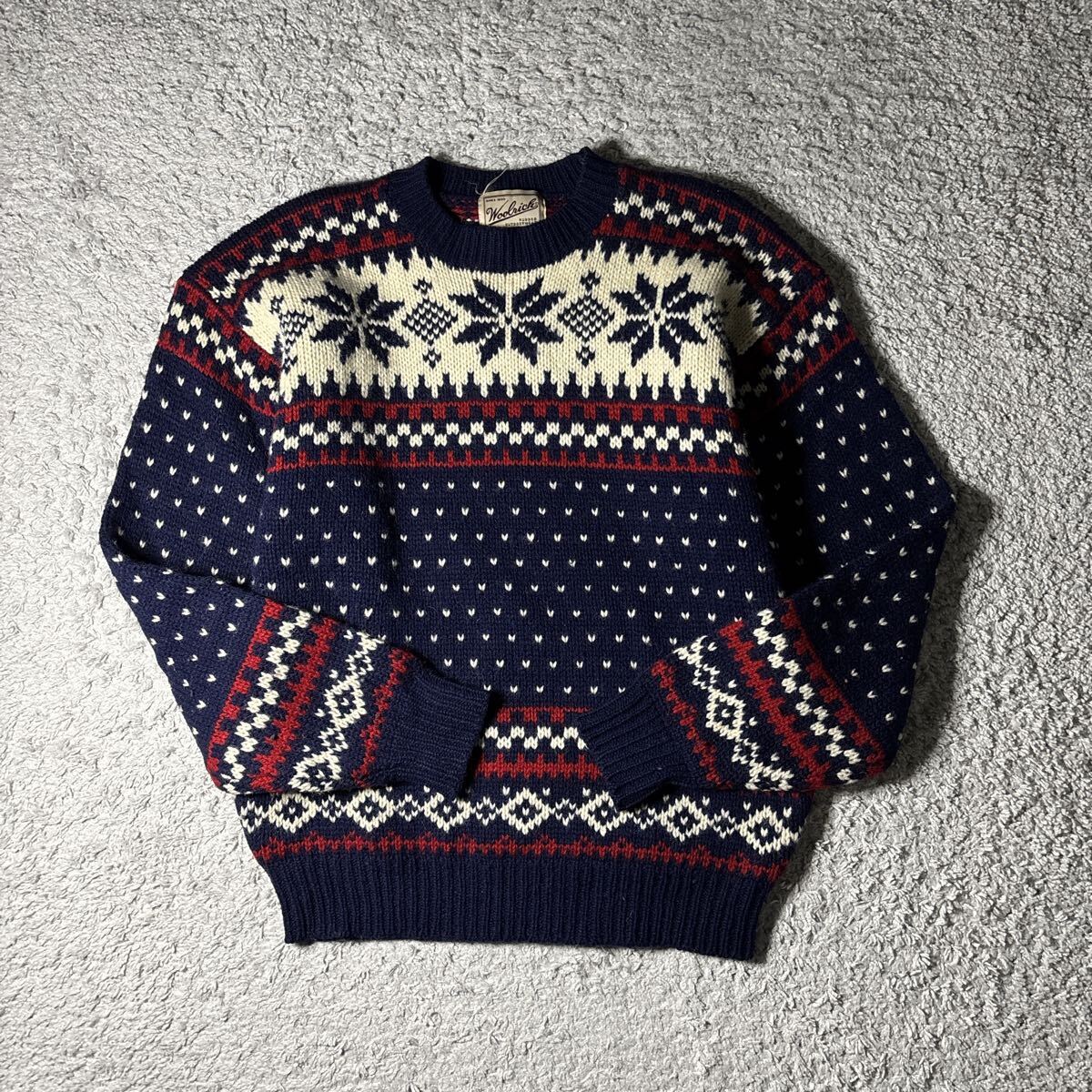 ウールリッチ ニット セーター ニットセーター ノルディック柄 ウールリッチ ニット セーター ニットセーター ノルディック柄