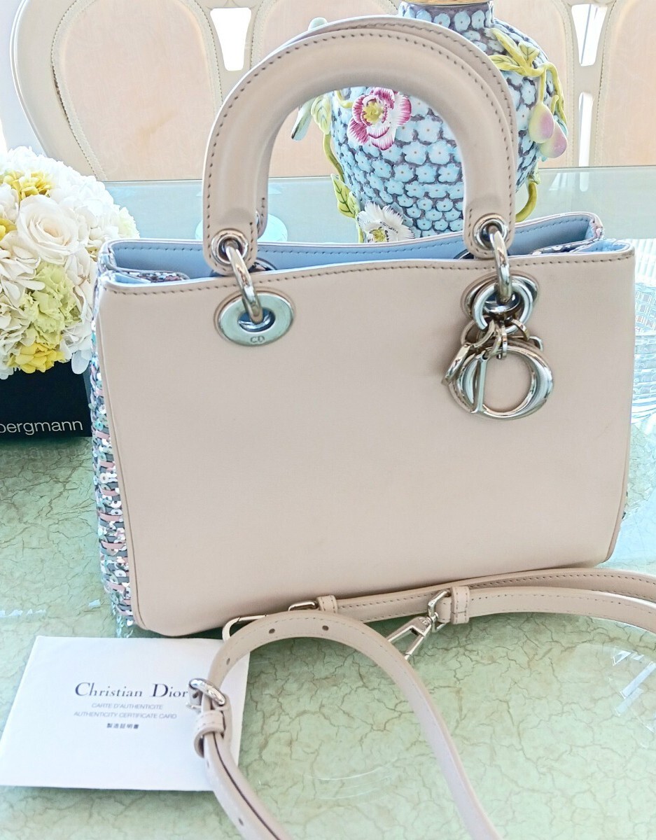 クリスチャンディオール dior スパンコール レザー カナージュ クリスチャンディオール dior スパンコール レザー カナージュ