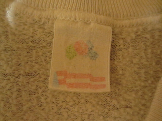 90's FRUT OF THE LOOM MADE IN USA　CHEVROLET シボレー　長袖　ロゴプリント入り　スエットトレーナー　白　アメリカ製_画像7