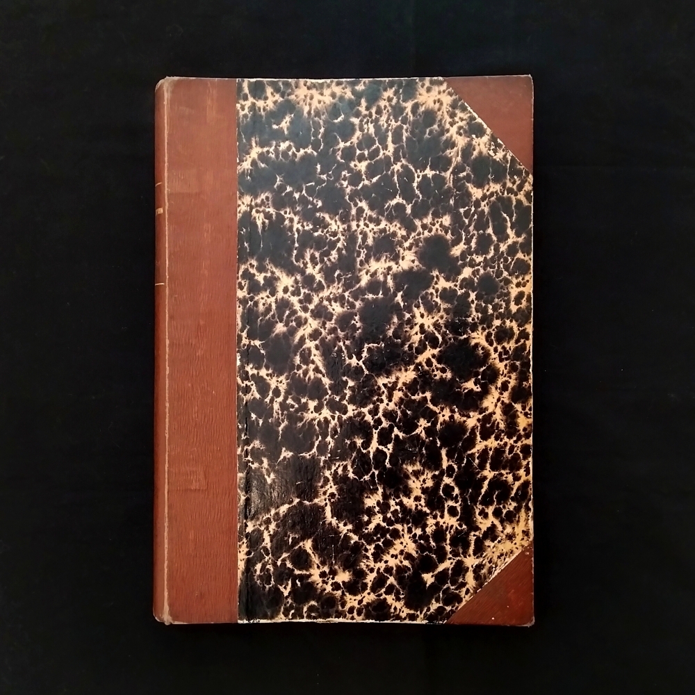 手製本のアンティーク楽譜集　1900年代初期　フランス　アンティークブック　ディスプレイ本　洋書　古書　紙もの