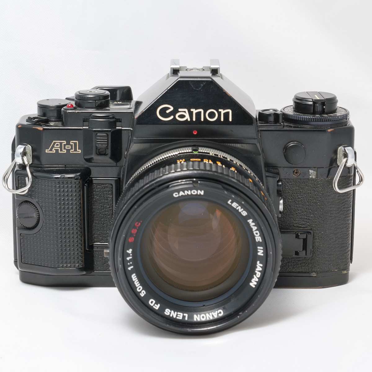 良品 Canon A-1 一眼レフフィルムカメラ FD 50mm f1.4 S.S.C. 良品 Canon A-1 一眼レフフィルムカメラ FD 50mm f1.4 S.S.C.