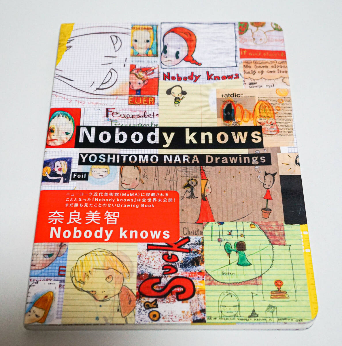 奈良美智　Nobody knows YOSHITOMO NARA Drawings 改訂版☆Foil　2007年☆中古　送料無料