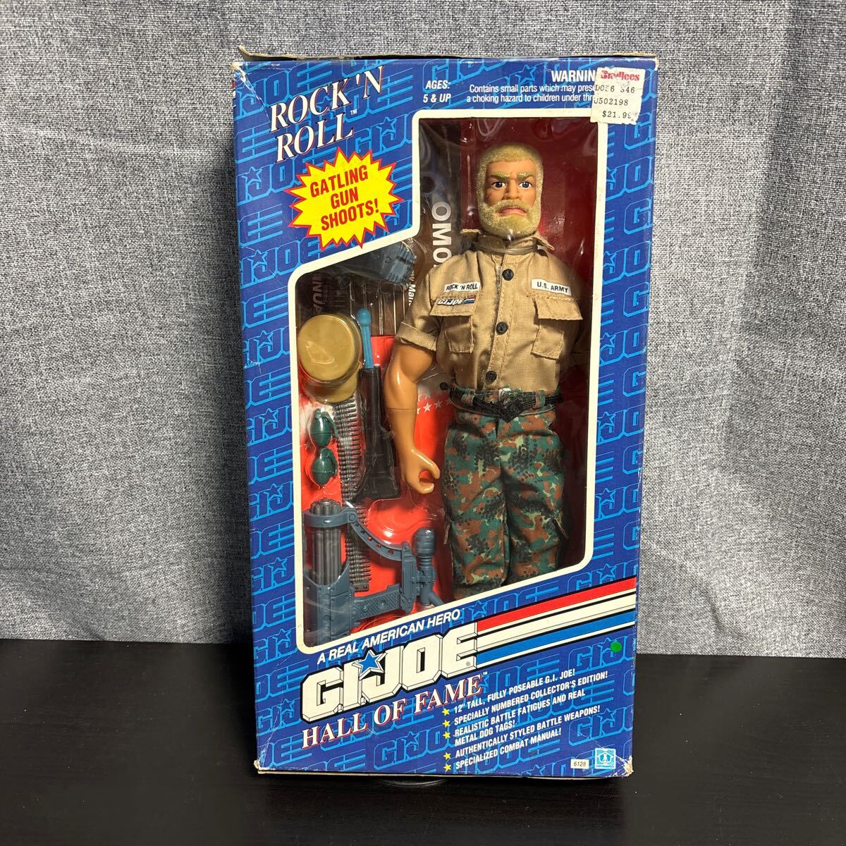 tni GIジョー GIJOE HALL OF FAME ROCKN ROLL GATLING GUN SHOOTS ミリタリー アーミーフィギュア
