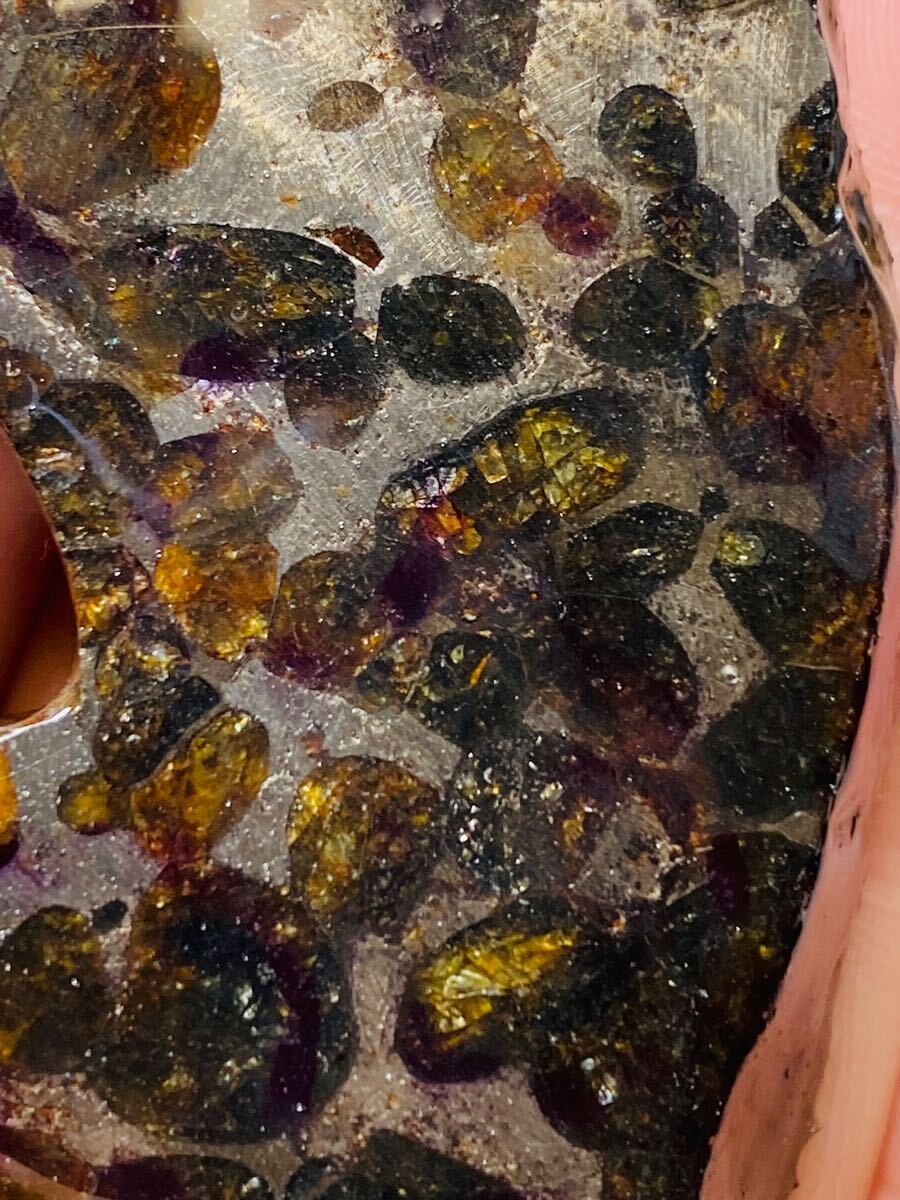 パラサイト隕石 87g 隕石 石鉄隕石 セリコ隕石 隕石原石 パラサイト