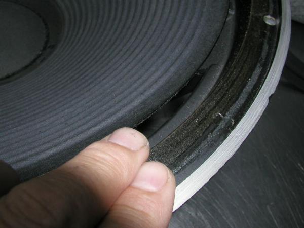 A&P○○JBL/4343/4344用ウ-ハ-:エッジ張り替え;ペア③ A&P○○JBL/4343/4344用ウ-ハ-:エッジ張り替え;ペア③