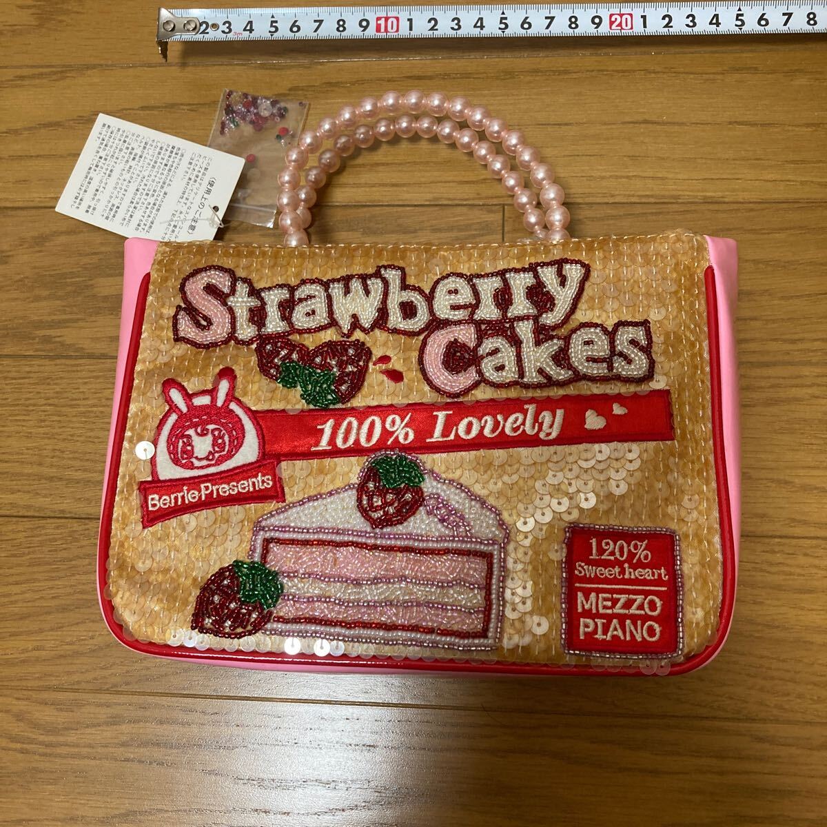 メゾピアノ　バッグ　strawberry cakes