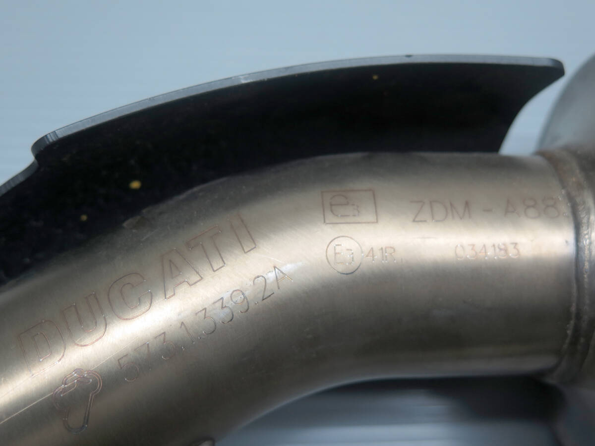 *DUCATI/ Ducati paniga-re1199 оригинальный глушитель muffler ZDM-A88 57313392A 241209KK75