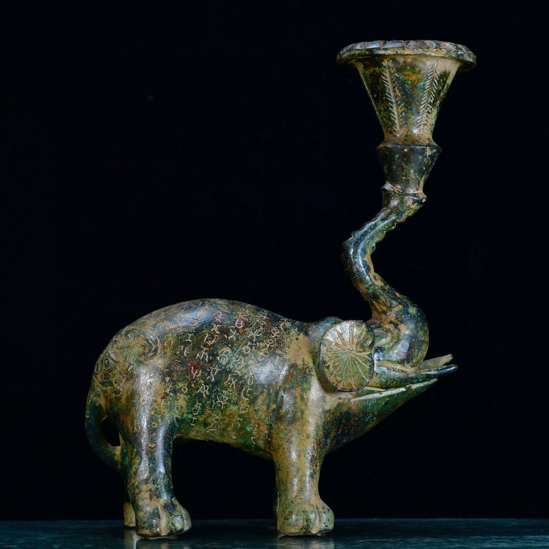 アンティーク青銅製置物