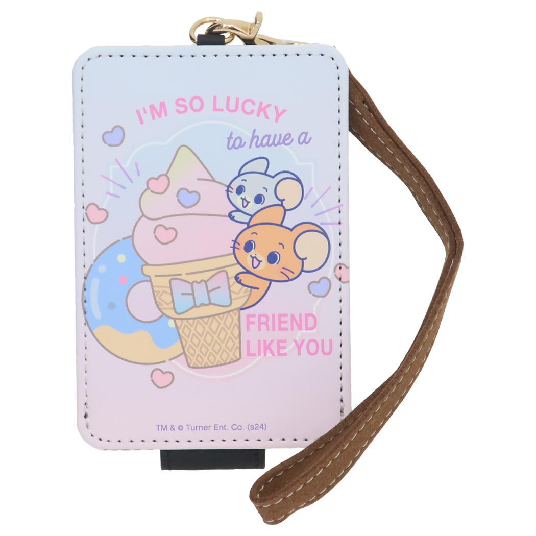 トムとジェリー 定期入れ ICカードケース とむとじぇりーごっこ A ワーナーブラザース グルマンディーズ パスケース キャラクタ