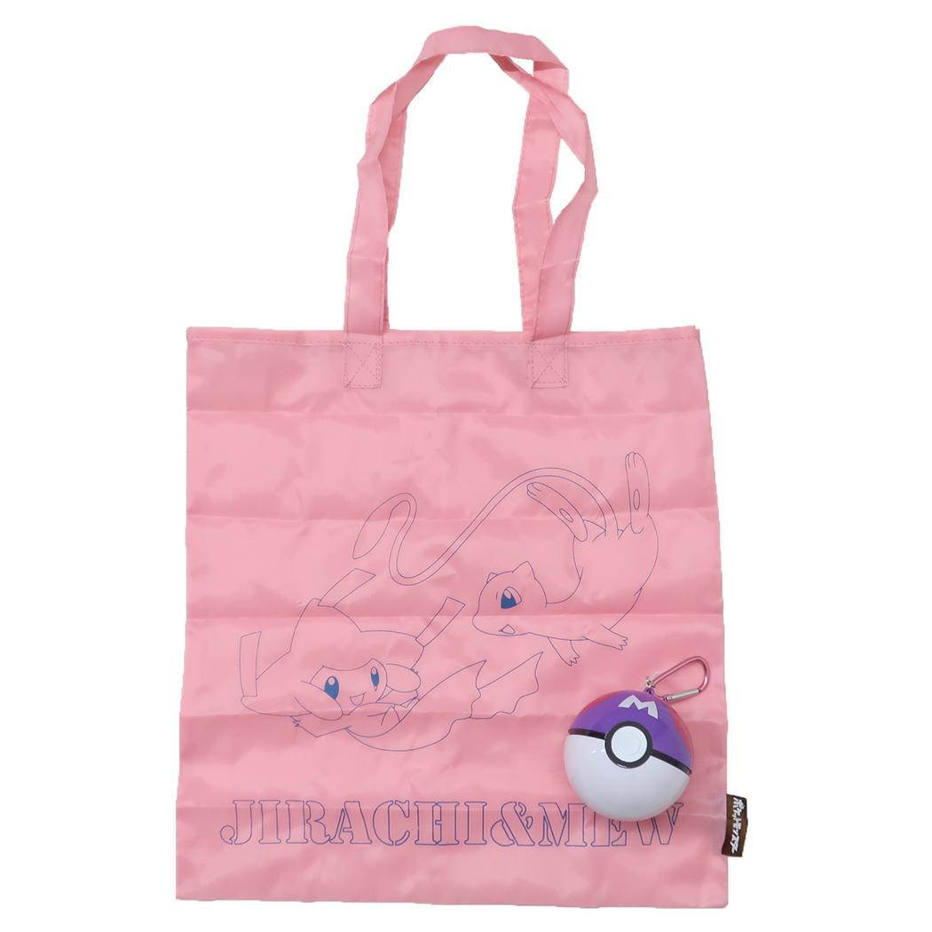 ポケットモンスター エコバッグ トートバッグINマスターボール5 ジラーチ＆ミュウ ポケモン マルヨシ お買い物かばん おもしろ雑