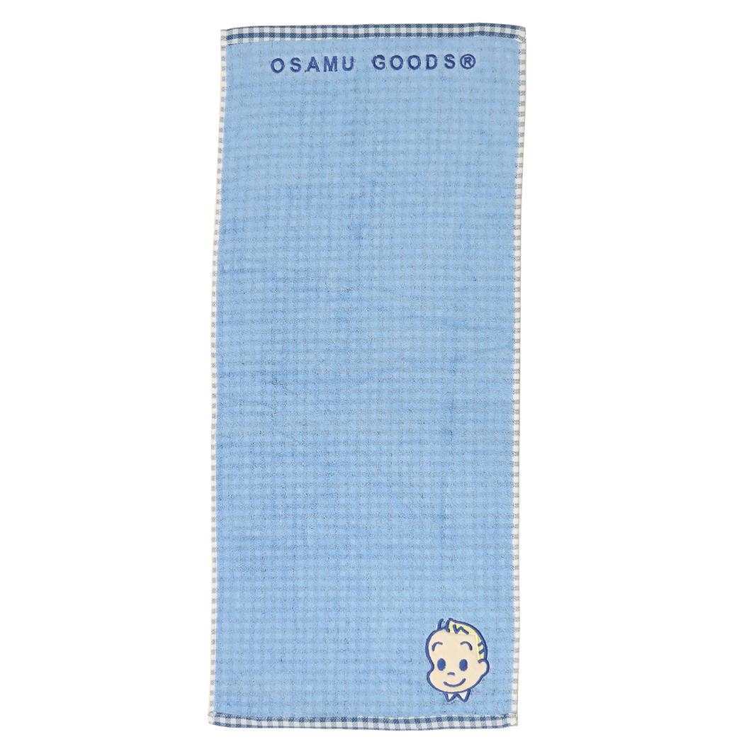 オサムグッズ フェイスタオル ジャガードロングタオル オーガニックコットン パイルジャック Osamu Goods 丸眞 新生活雑_画像1